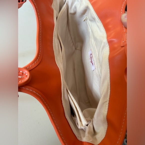 Calypso Orange Straw Handbag - Picture 9 of 9